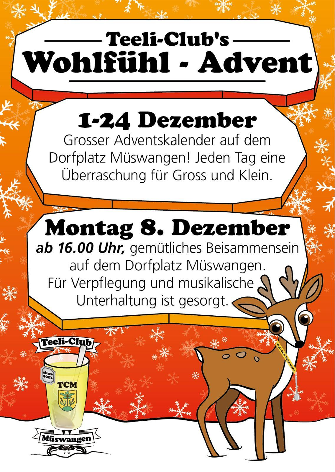 Adventskalender Teeliclub Müswangen TCM